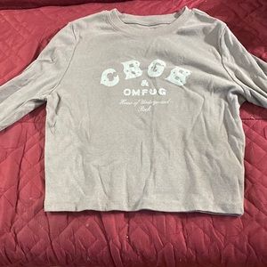 forever 21 long sleeve, grey.